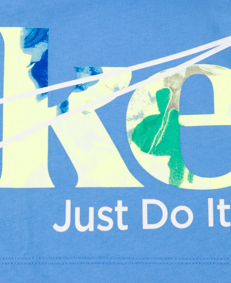 Nike Girls' 4-6X Move With Nature Boxy Crewneck T-Shirt