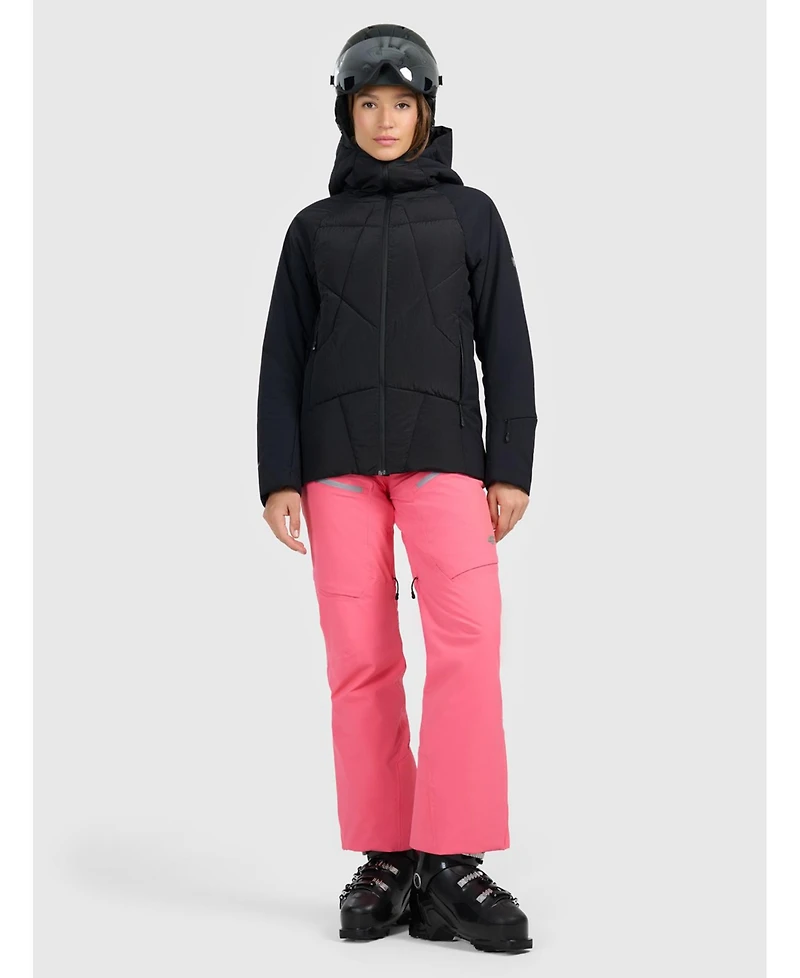 4F Women's ski down jacket with Primaloft Silver filling