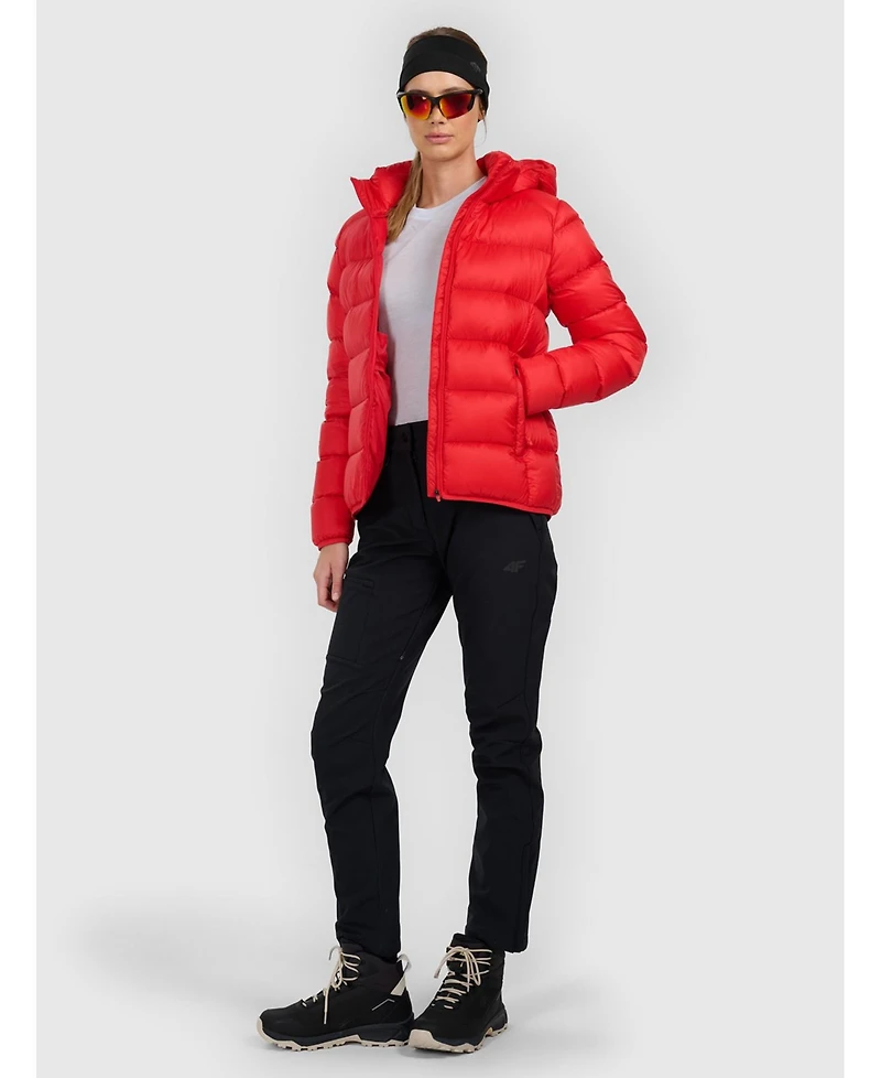 4F Women's trekking down jacket with natural filling
