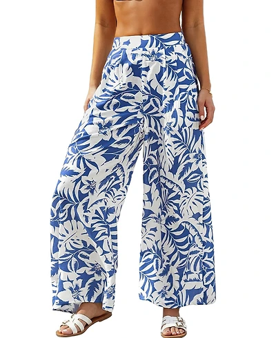 Cupshe Women's Morning Nassau Tropical Pants