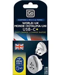 Go Travel World Uk Usb-c 25W Travel Adaptor