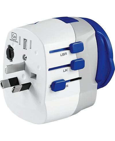 Go Travel Worldwide Usb-a and Usb-c Travel Adaptor