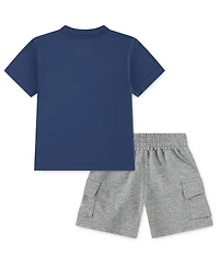 Nike Toddler Boys Pocket T-Shirt & French Terry Shorts, 2 Piece Set