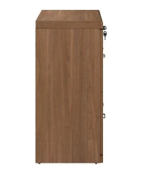 Osp Home Furnishings 28.5" Wood Alpine 2-Drawer Lateral File with Lockdowel Fastening System