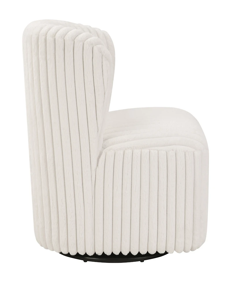 Osp Home Furnishings 27" Wood Lucia Swivel Chair