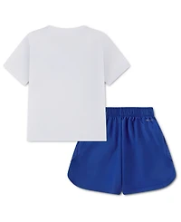 Nike Toddler Boys T-shirt and Woven Shorts, 2 Piece Set