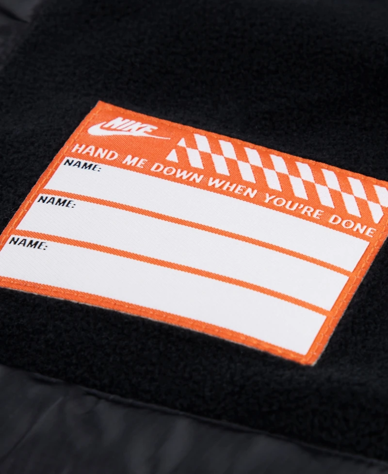 Nike Boys' and Girls' 4-7 Stand Collar Windbreaker Jacket