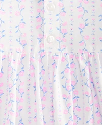 First Impressions Baby Girls' Linear-Floral-Print Sunsuit, Macy's Exclusive