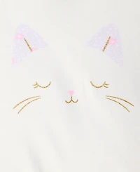 First Impressions Baby Girls' 3M-24M Mix and Match Cat Face Peplum T-Shirt, Macy's Exclusive