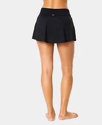 Anne Cole Solid Soft Band Rock Swim Skort