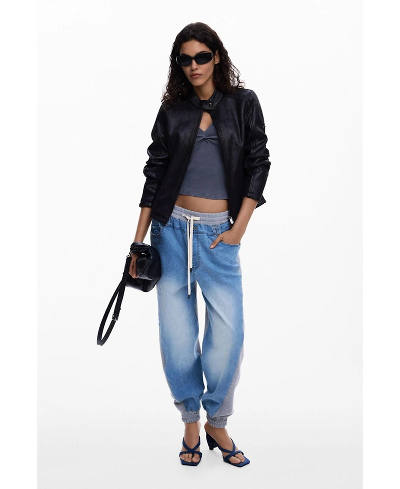 Desigual Women's Rib knot T-shirt