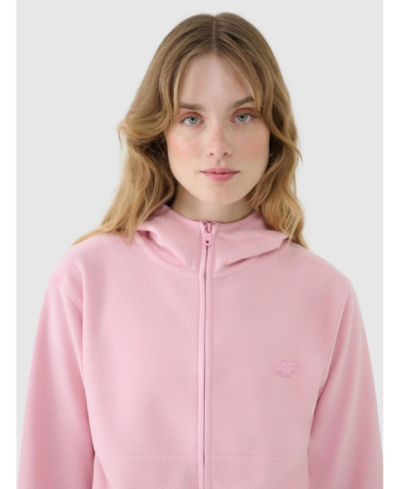4F Women's regular hooded fleece