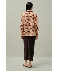 Lilysilk Women's Daffodil Print Silk Blouse