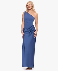 Betsy & Adam Women's One Shoulder Dress