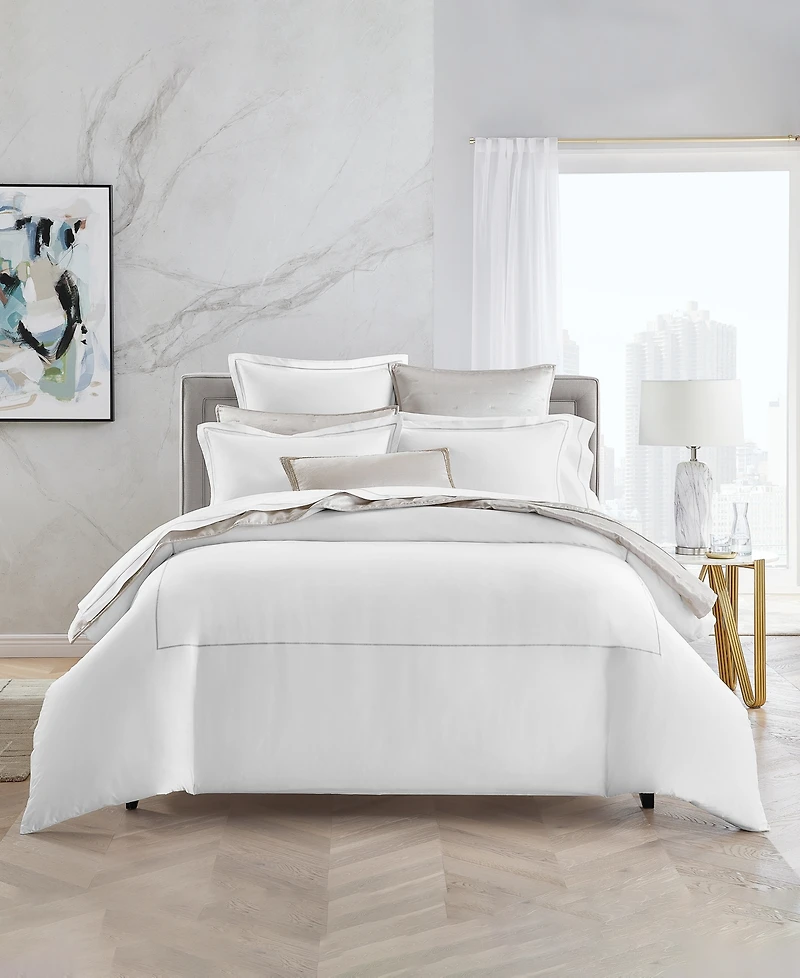 Hotel Collection Italian Percale 3-Pc. Duvet Cover Set, King, Exclusively at Macy's
