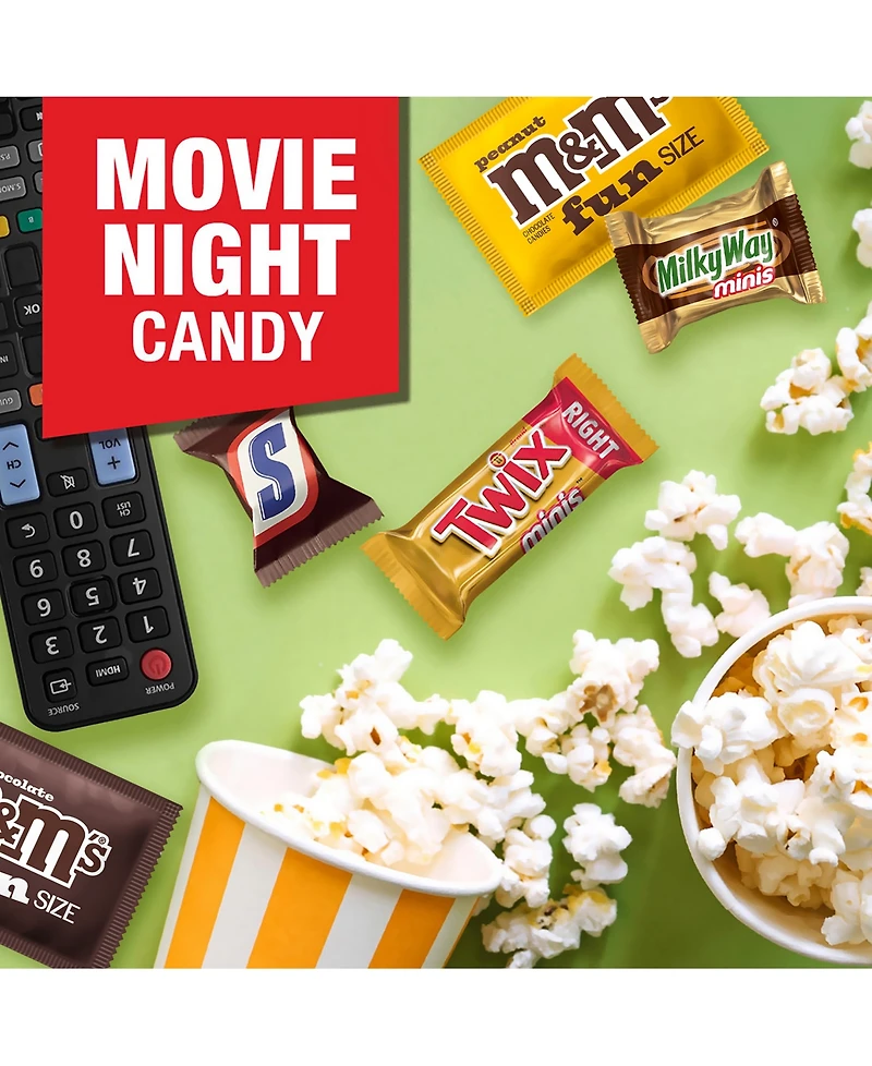 Mars Chocolate Favorites Minis Size Candy Bars Assorted Variety Mix Bag, 62.6 oz