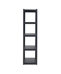Mecale 5-Tier Storage Shelves, 2000-Lb Capacity, 18"D x 36"W x 72"H, Adjustable Metal Utility Rack, Black