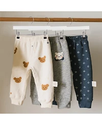 BP4U 12-Pack Wooden Pants Hangers with Adjustable Clips