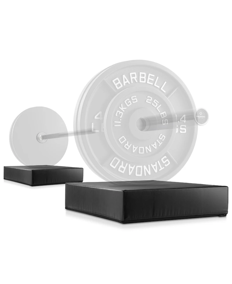 Philosophy Gym Weightlifting Crash Drop Pads 24" x 30" x 6" Thick - Set of 2 Silencer Drop Pads