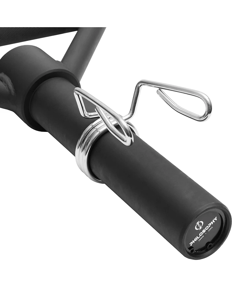 Philosophy Gym 2" Olympic Hex Trap Bar 20 Kg, Flat Handles - Pro Barbell for Deadlifts, Shrugs & Squats