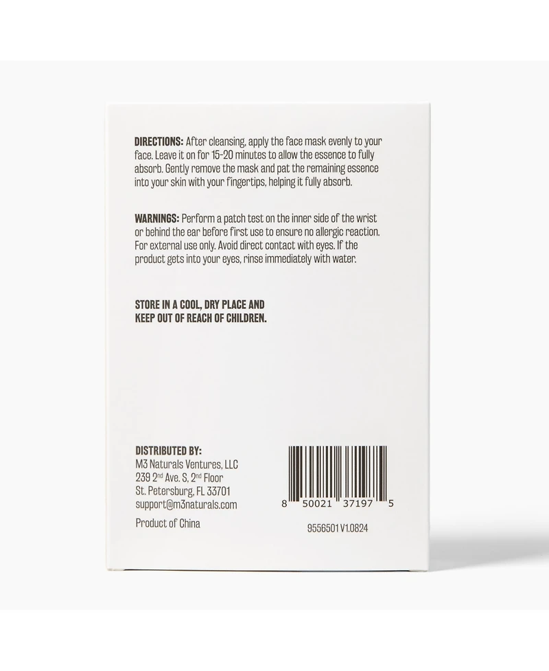 M3 Face Sheet Masks, 6 pack