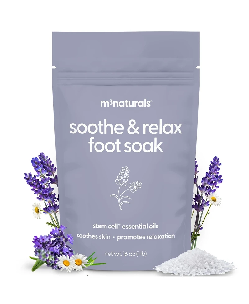 M3 Naturals Soothe & Relax Foot Soak, 16oz