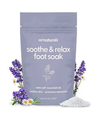 M3 Naturals Soothe & Relax Foot Soak, 16oz