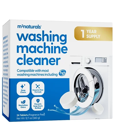 M3 Naturals Washing Machine Cleaner | Mint | 24ct
