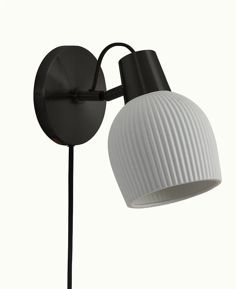 Nova of California Petaluma Bone Porcelain Wall Sconce