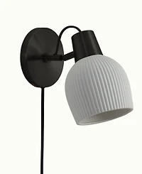 Nova of California Petaluma Bone Porcelain Wall Sconce