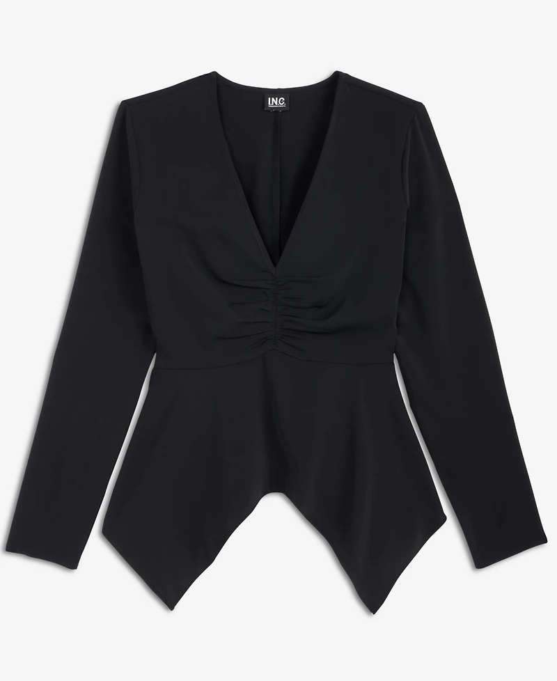 Ls Front Ruched Top