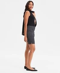 I.n.c. International Concepts Women's Printed Pull-On Bermuda Shorts, Macy's Exclusive