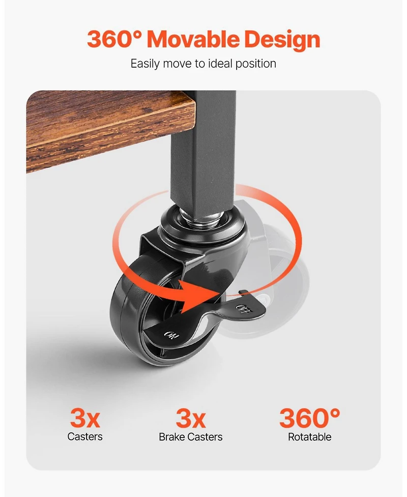 Mecale Fishing Rod Holder, 12-Rod Mobile Pole Rack Cart with Wheels for Garage or Home Fishing Gear Storage