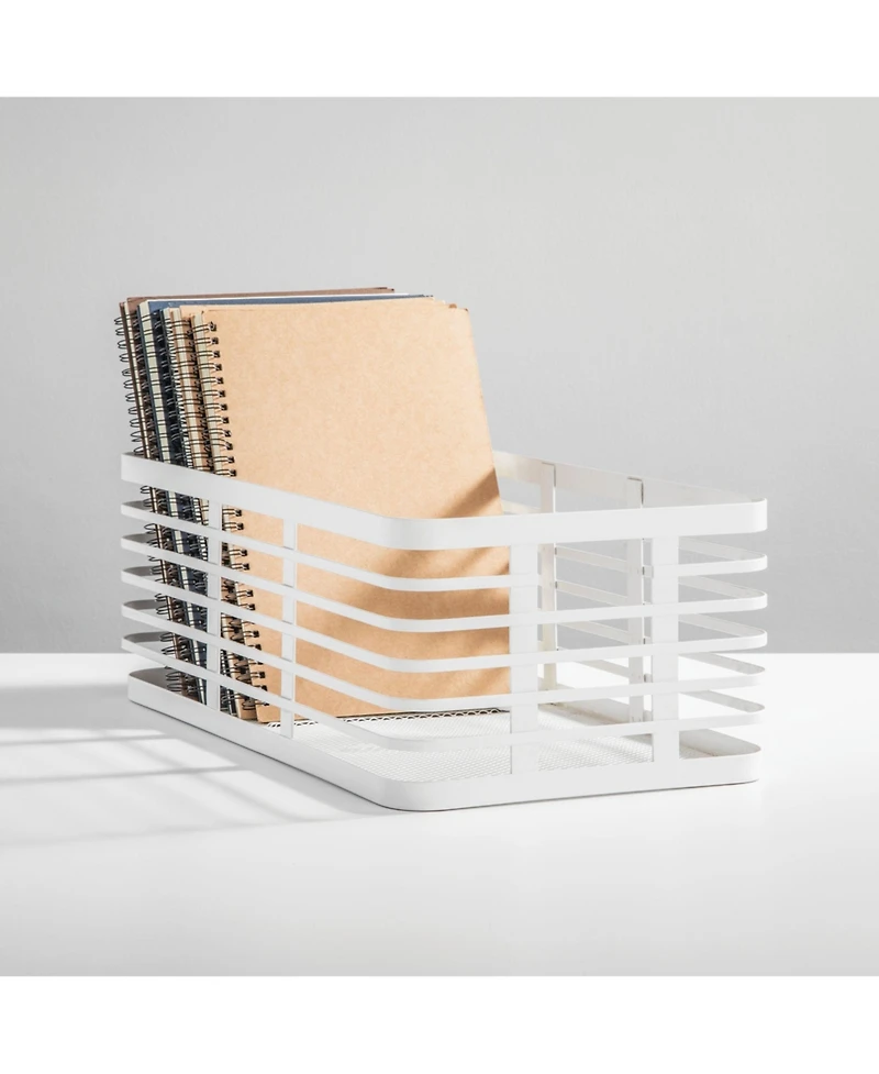 Metal Pantry Basket with Handles - Set of 2