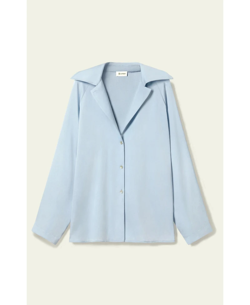 Lilysilk Women's Multipositional Silk Shirt