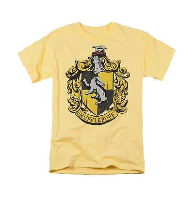 Harry Potter Men's Drawn Hufflepuff Crest T Shirt