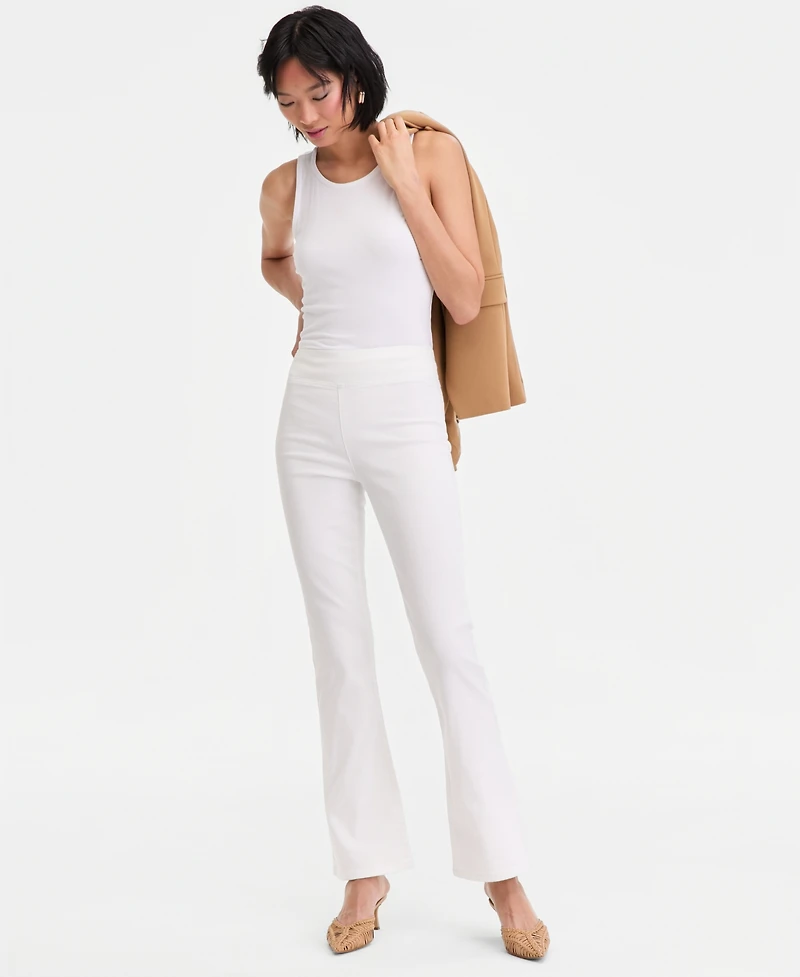 I.n.c. International Concepts Women's High-Rise Pull-On Bootcut Jeans, Macy's Exclusive