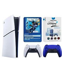 Sony PlayStation 5 Digital Fortnite Flowering Chaos Bundle with Extra Controller and MightySkins Code