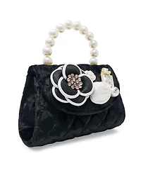 Puttisu Girls Velvet Bloom handbag