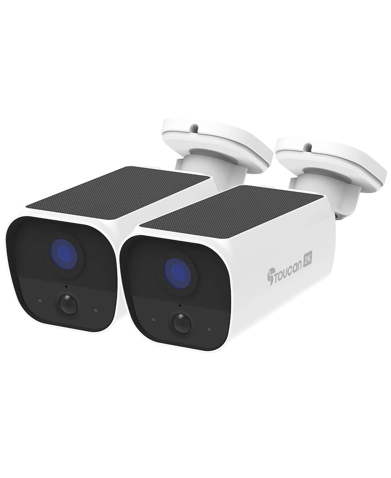 Toucan Solar Wireless Security Camera S5 2-pack