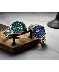 Stuhrling Trackmaster 1026 Men s Automatic Watch, 42mm Stainless Steel Bracelet