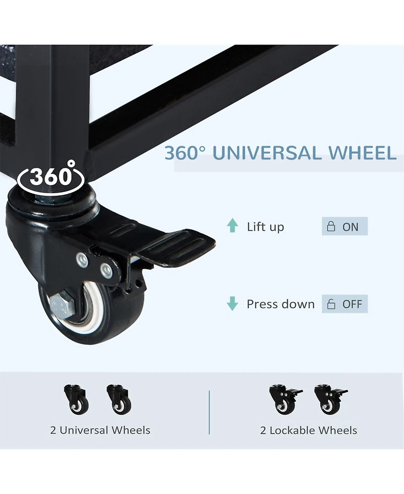 Aostirmotor Dog Crate Metal Cage Kennel