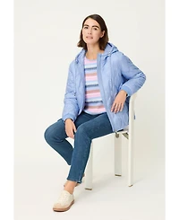 Olsen Women's Quilted Jacket with Hood