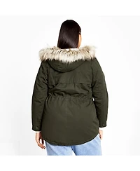 City Chic Women's Explorer Parka