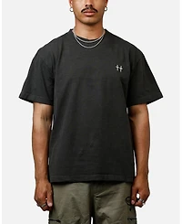 Saint Morta Men's Maiden Boxy T-Shirt Black Wash