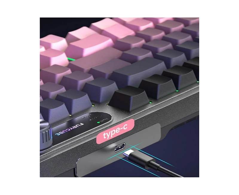 Risokeys 98-Key Wired Mechanical Keyboard