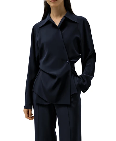 Lilysilk Women's Multipositional Silk Shirt