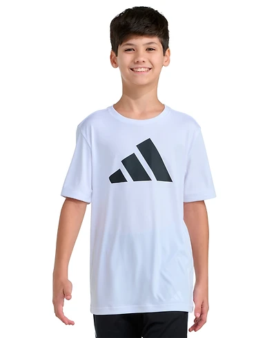 adidas Boys' 8-20 Graphic Print Crewneck T-Shirt
