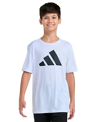 adidas Boys' 8-20 Graphic Print Crewneck T-Shirt