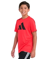 adidas Boys' 8-20 Graphic Print Crewneck T-Shirt